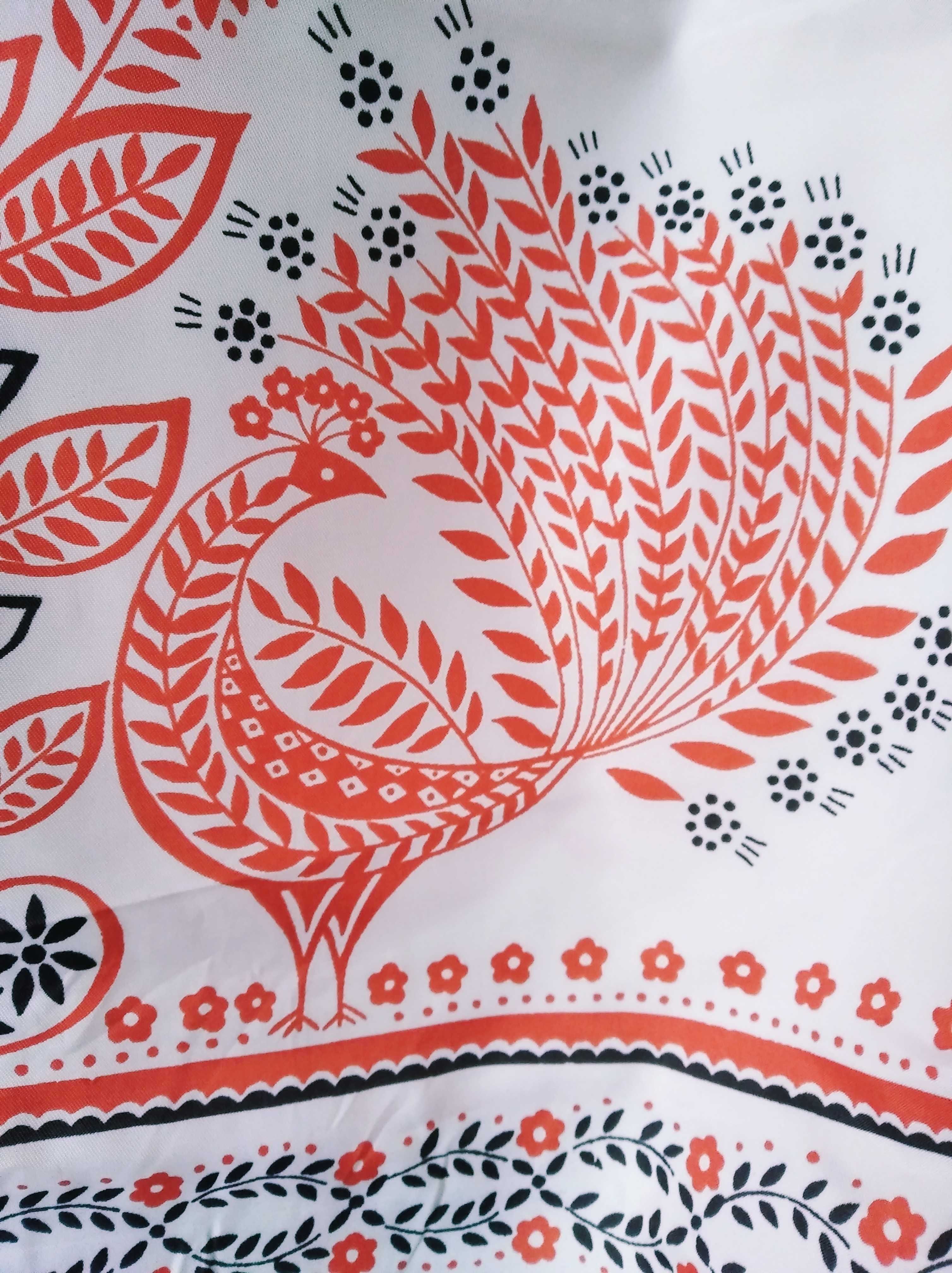 Рушники шёлк птицы цветы полотенца украинские