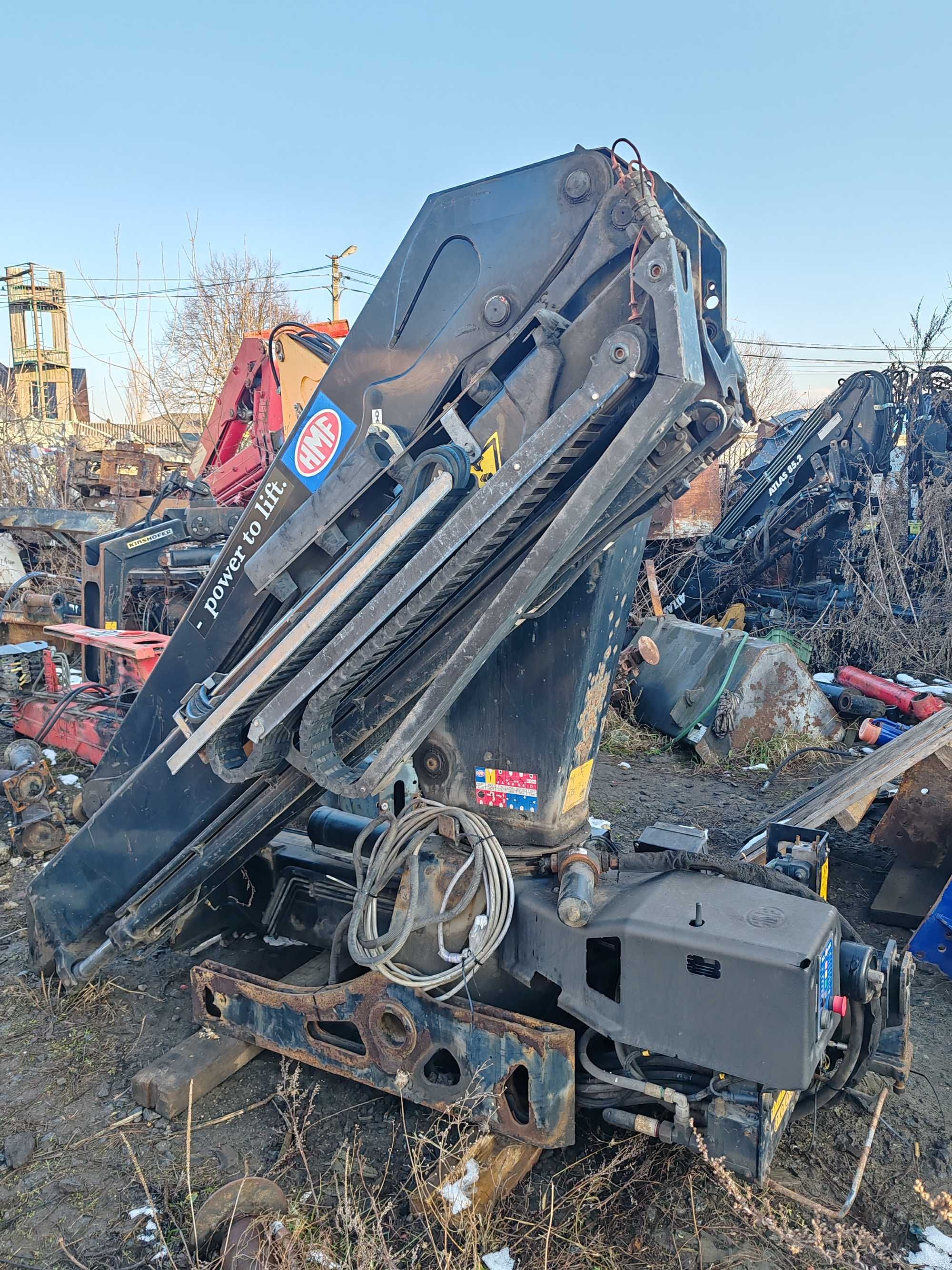 Кран маніпулятор HMF 1420 K2 Palfinger Hiab Fassi Copma Atlas