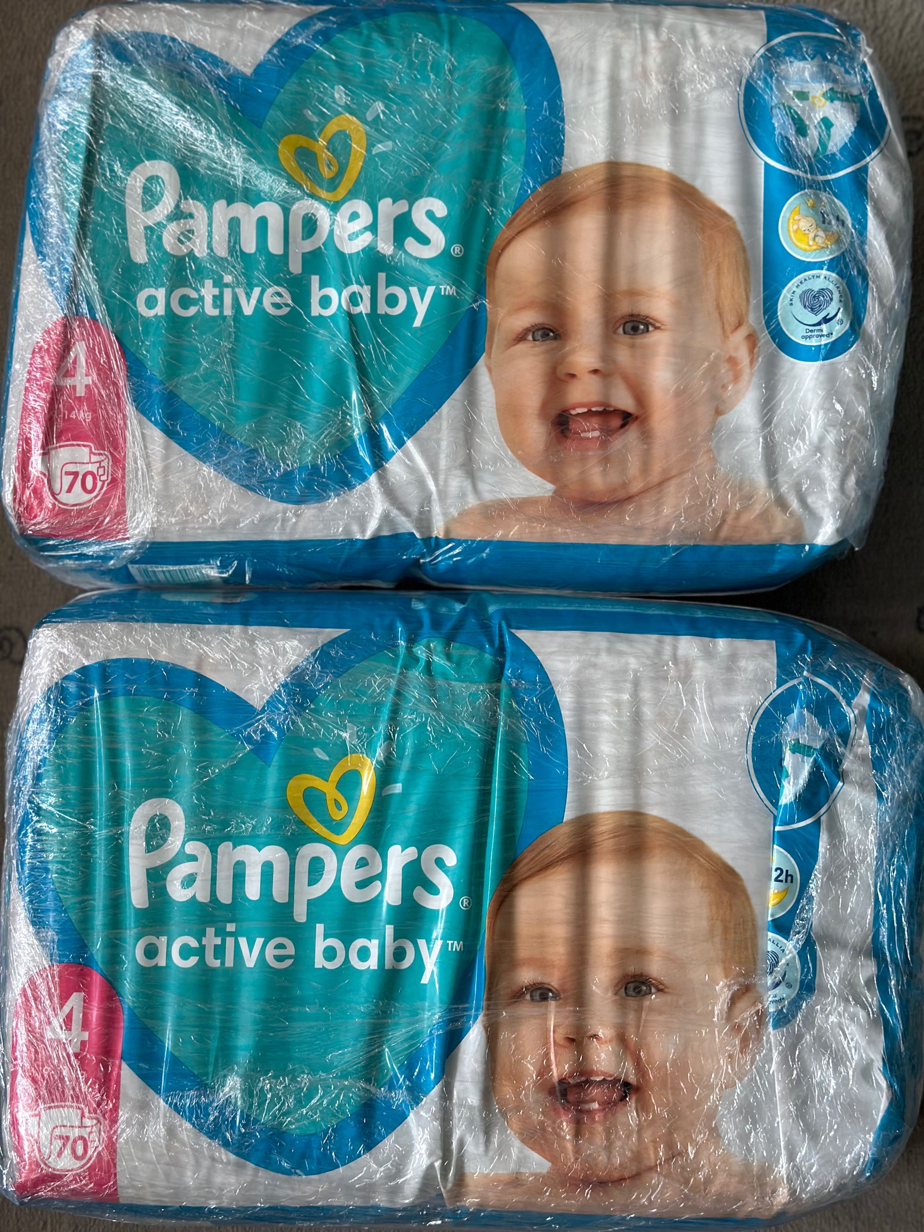 Pampers active baby 4 (70 штук)