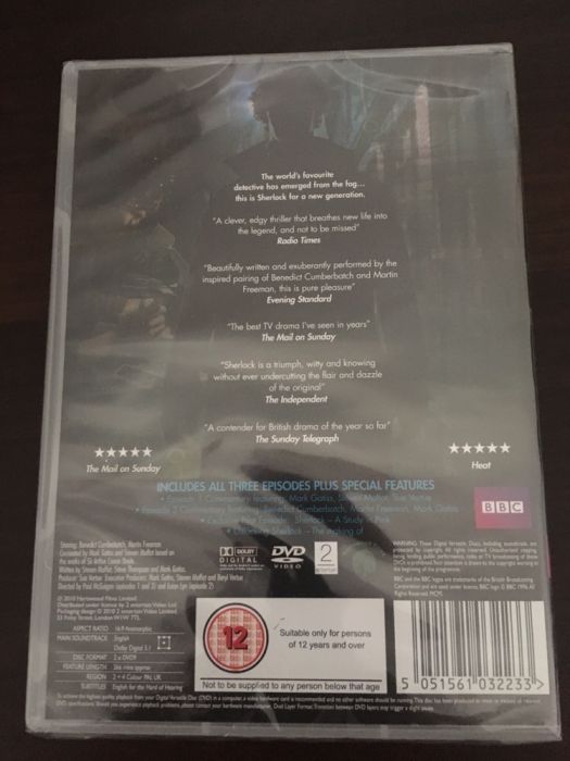 DVD Season 1 Sherlock