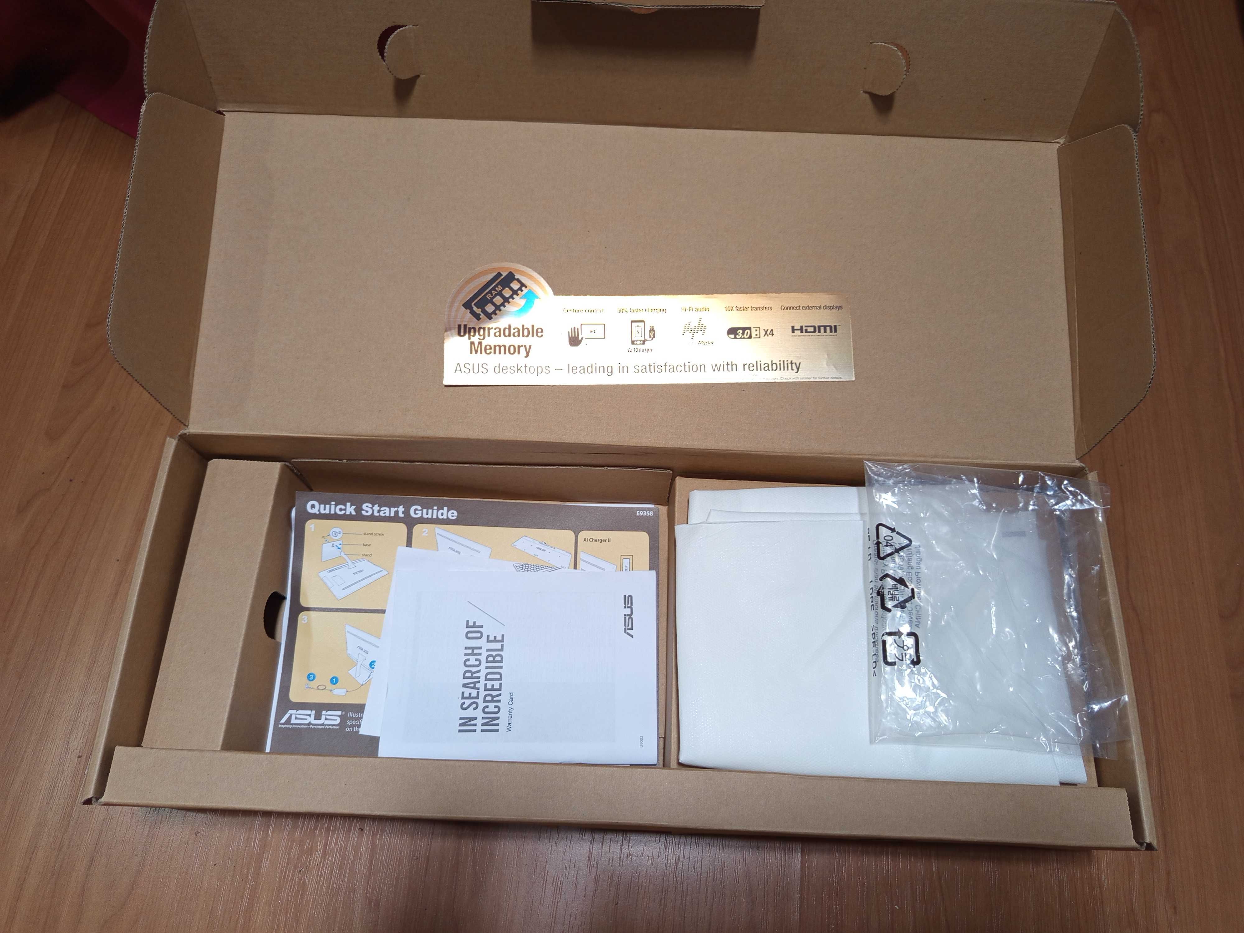 Computador ASUS AIO Pentium 2.41GHz disco SSD 480GB 21,5"