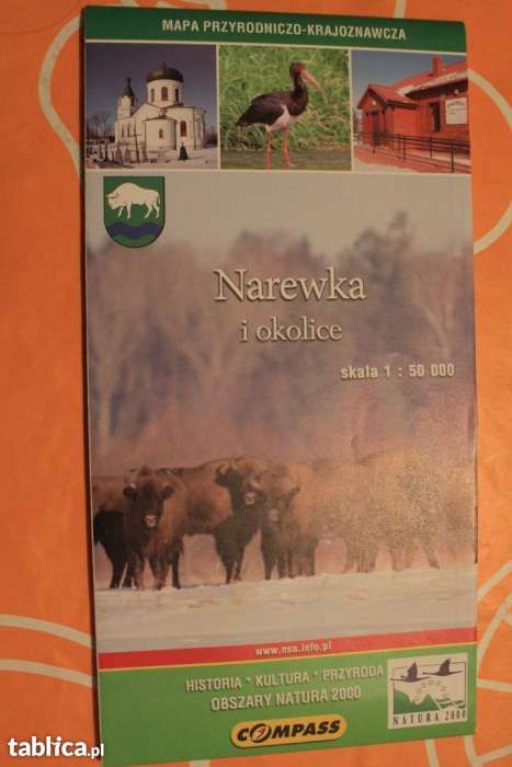 Narewka i okolice-Białowieski Park Narodowy-mapa-645