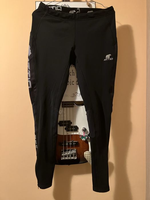 Attiq dynamic męskie getry legginsy biegowe thermo ciepłe L