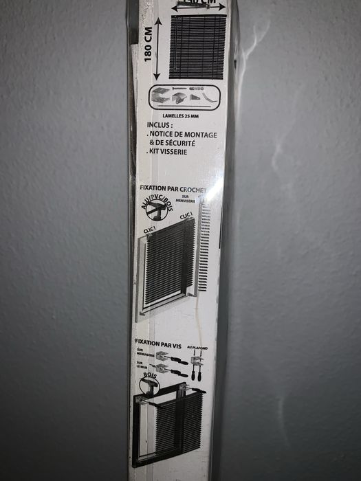 4x Estores de perciana para janela de aluminio 1500x1800mm