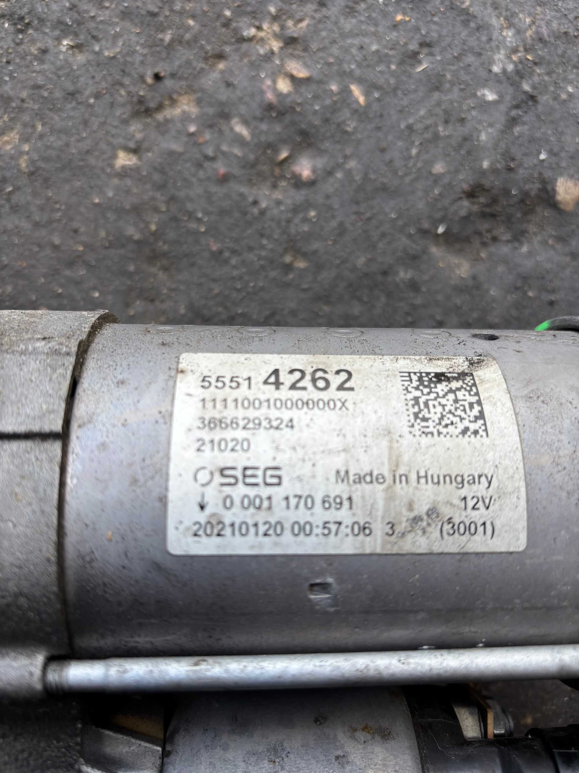 Opel Astra K V LIFT 1.2 turbo Rozrusznik