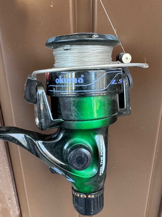 Wędka z kołowrotkiem okuma