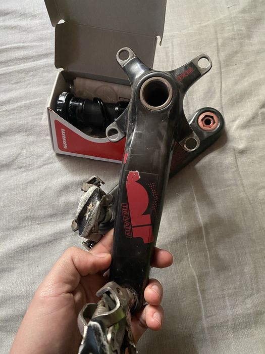 Шатуны Truvativ Noir Carbon GXP, Sram x-0
