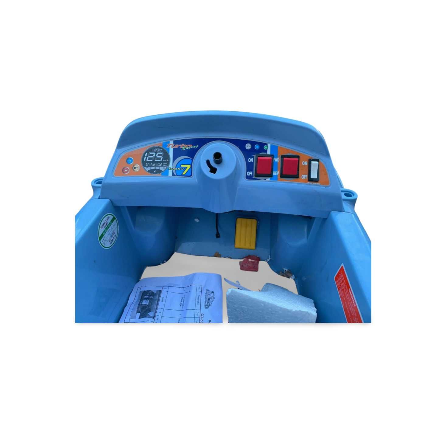 Samochód dziecięcy auto sterowany na akumulator pilot niebieski