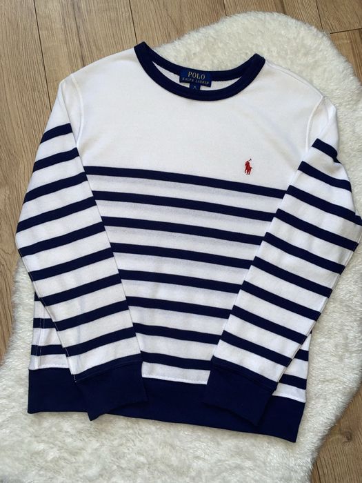 Polo Ralph Lauren на хлопця.Світшот с принтом в смужку