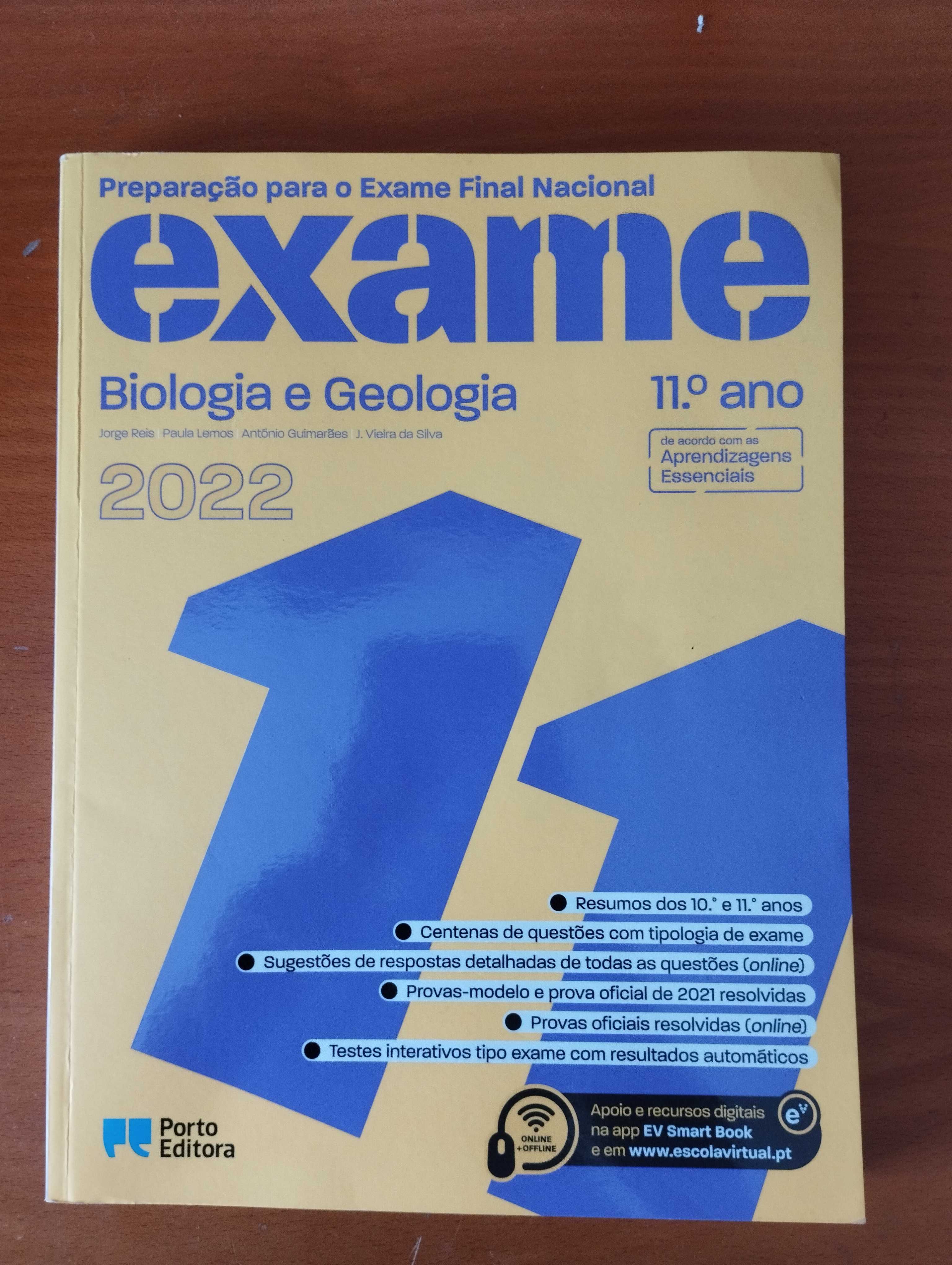 Preparação Exame Nacional Biologia e Geologia 2022 - Porto Editora