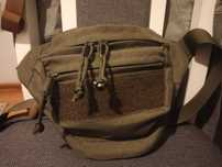 Nerka taktyczna EDC Cordura ranger green torba biodrowa REFU