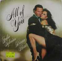 Disco Single "Julio Iglesias & Diana Ross - All of You"