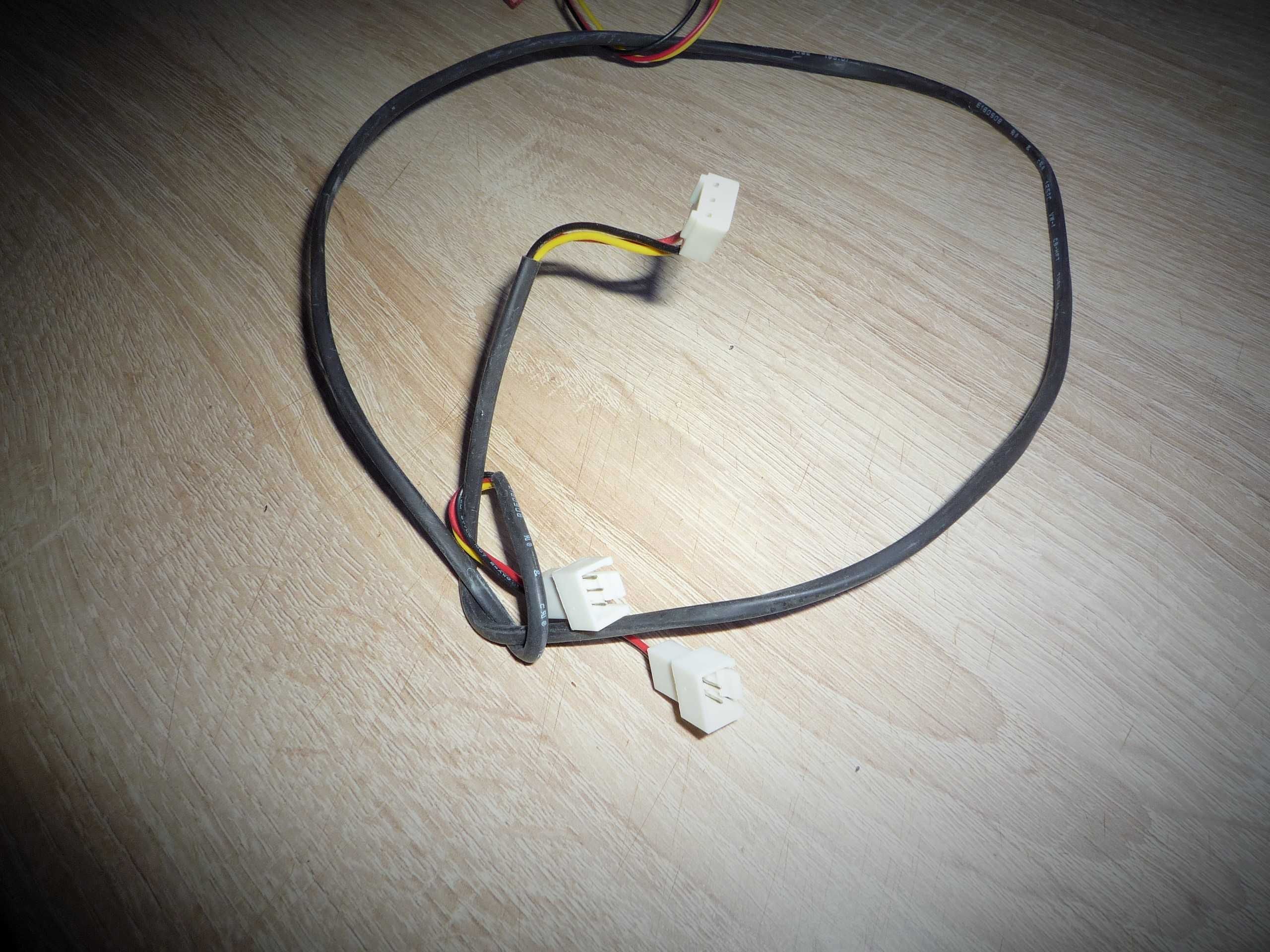 кабель удлинитель 3 pin.  переходник. прорезиненый.
