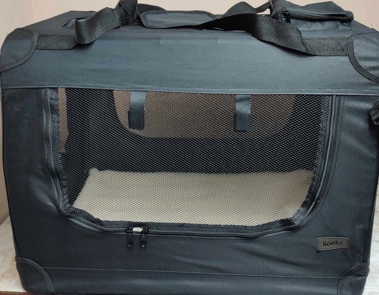 Transporterek mały czarny ‼️ Kojec dla Psa Kota do auta zwierzaczka