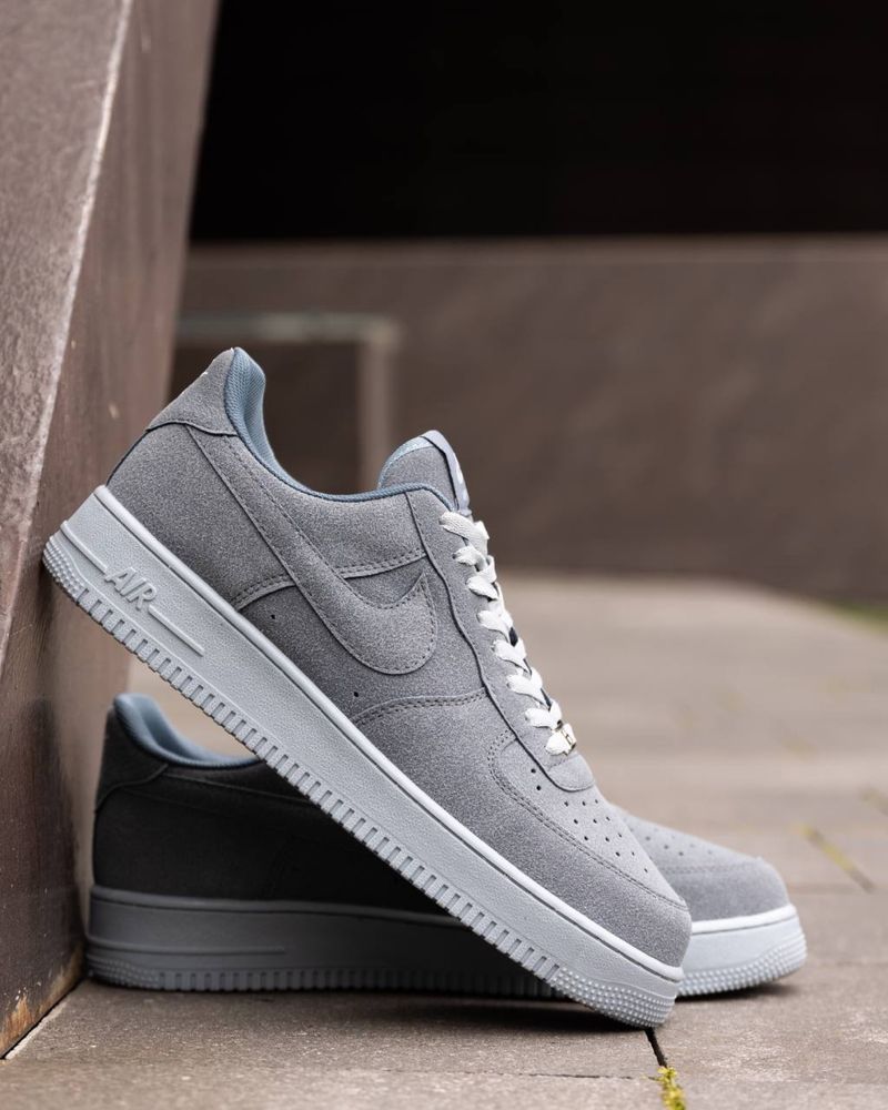 Чоловічі кросівки найк аір форс Nike Air Force Dark Silver [40-44]