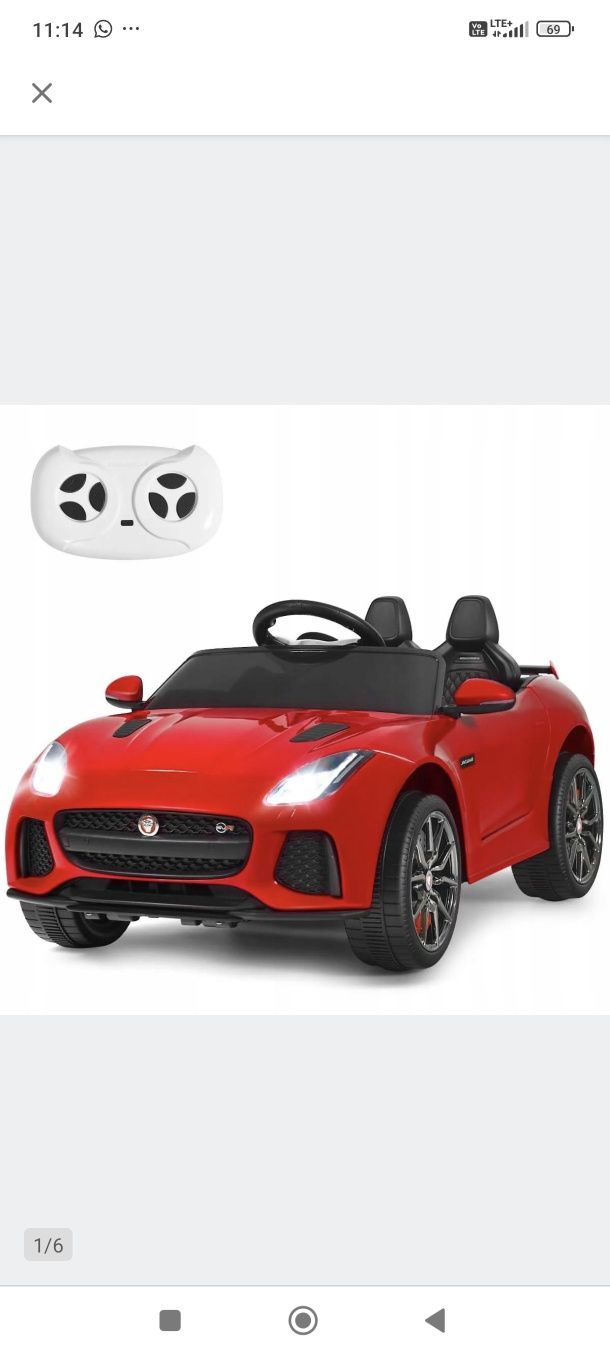 Samochód elektryczny jaguar