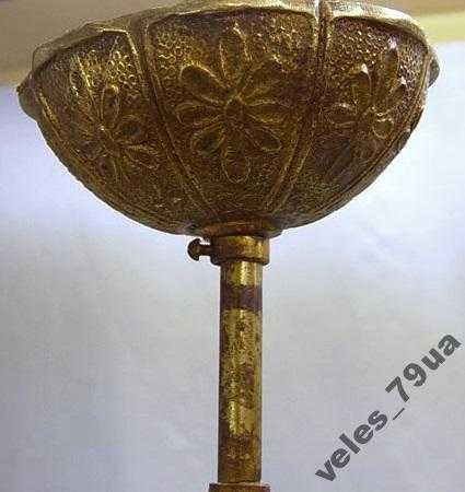 Французская люстра, латунь, 1950-е годы