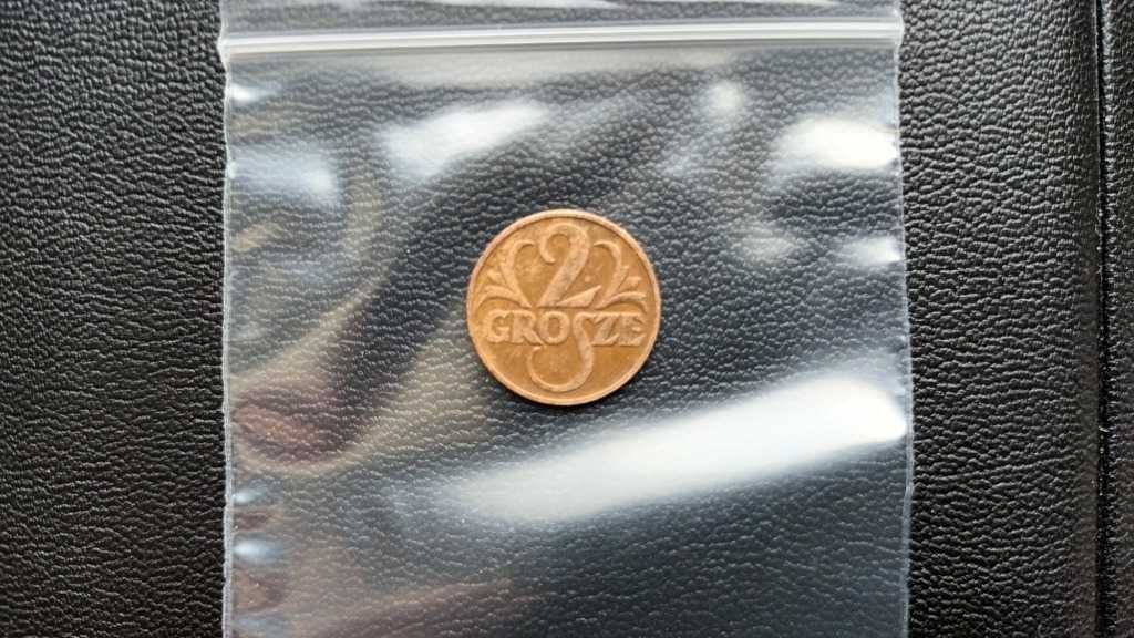 Moneta 2 Grosze Polska 1939 Brąz Stan.!