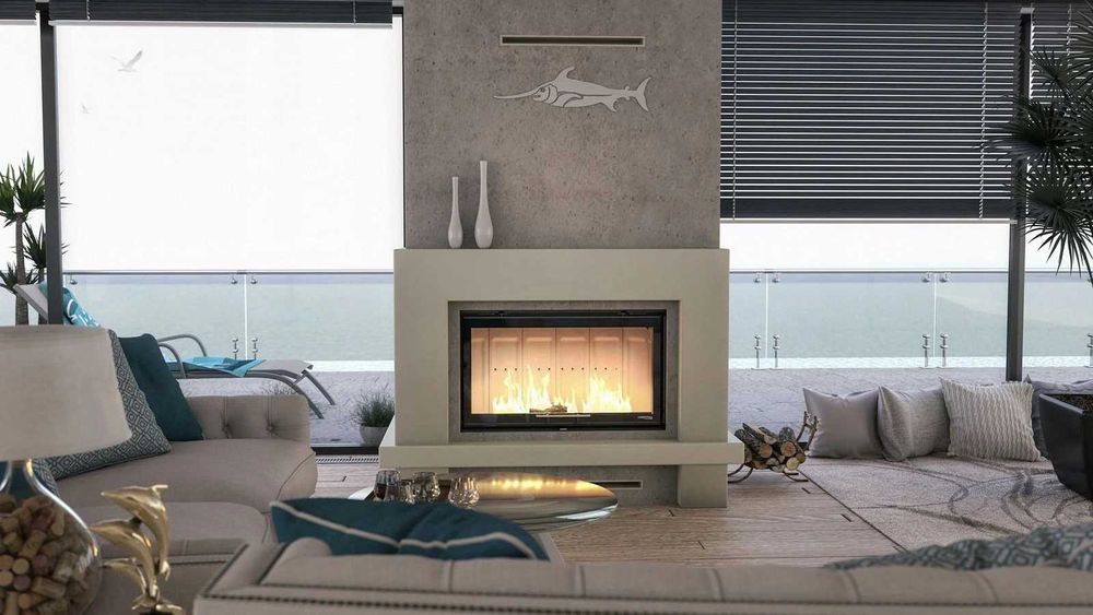 Wkład kominkowy DEFRO intra sm G 10KW GILOTYNA