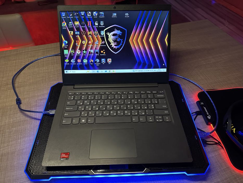 Игровой ноутбук lenovo gaming 14 + игровые девайсы в подарок!