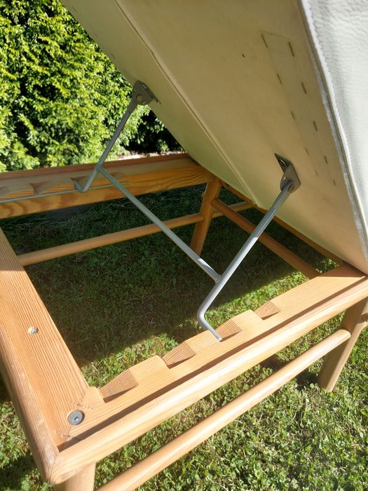 Leżanka skórzana Ikea Vintage