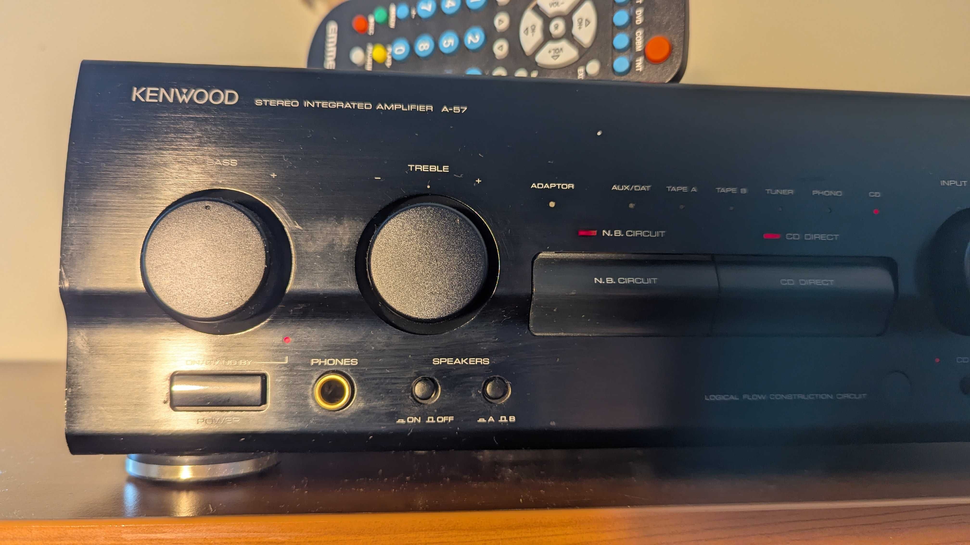 wzmacniacz Hi-Fi Kenwood A-57 z pilotem