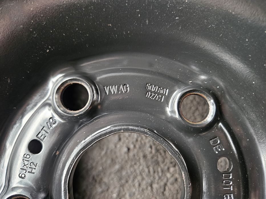 Felgi Stalowe Vw Audi Seat Skoda 16 Cali 5x112 6J16 ET43