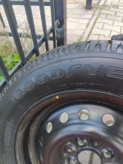 175/65R14 OPONA OPONY KOŁO DOJAZDOWE Felga stalowa 4x100 14" Goodyear