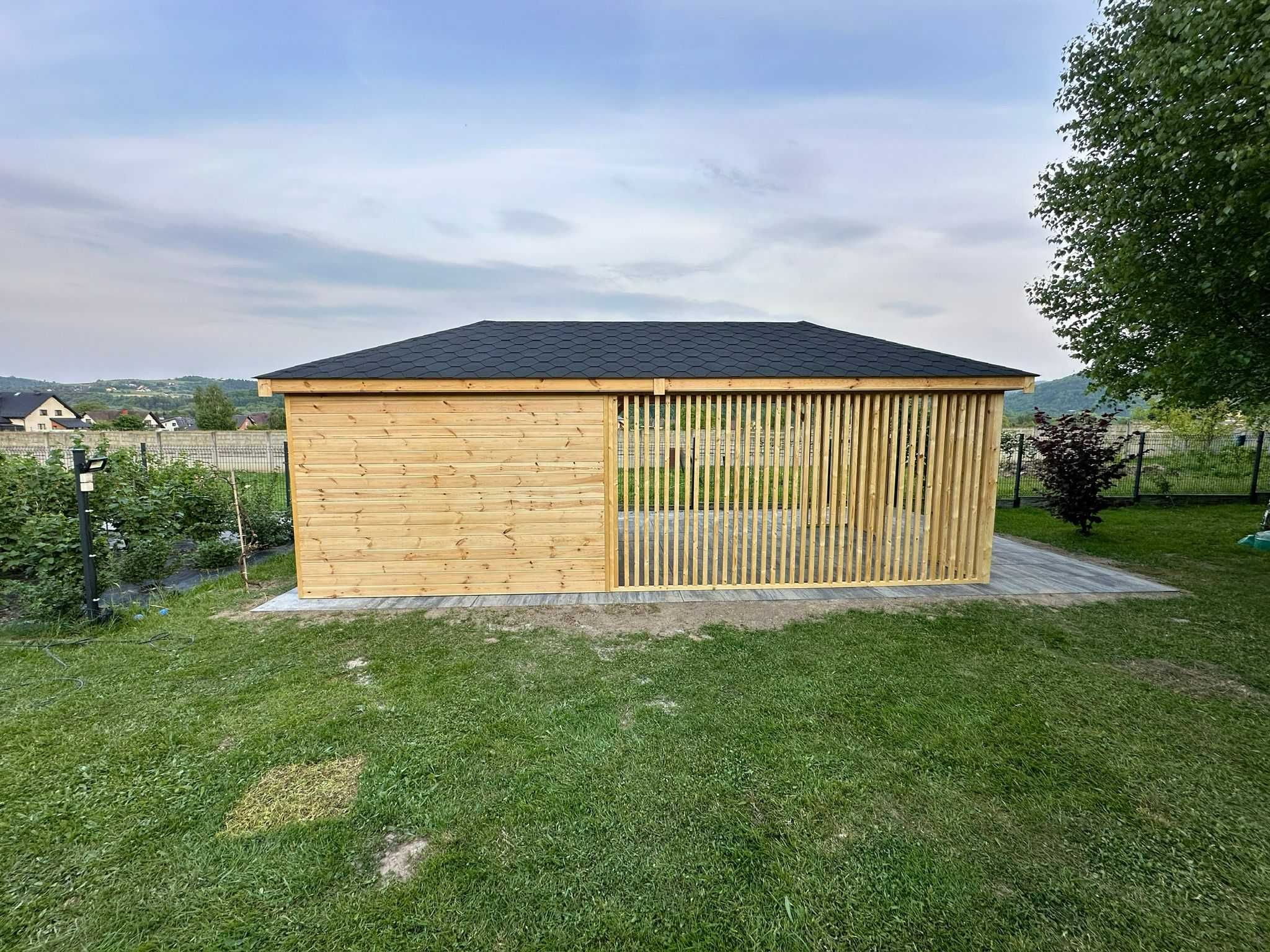 Domek drewniany, domek ogrodowy, domek narzędziowy, altana, 21 m2 3x7
