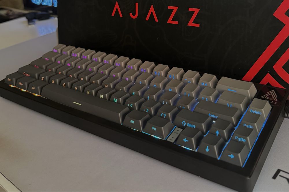 •Клавіатура Ajazz AK 650 Black Gradient Daydream switch + подарунок•