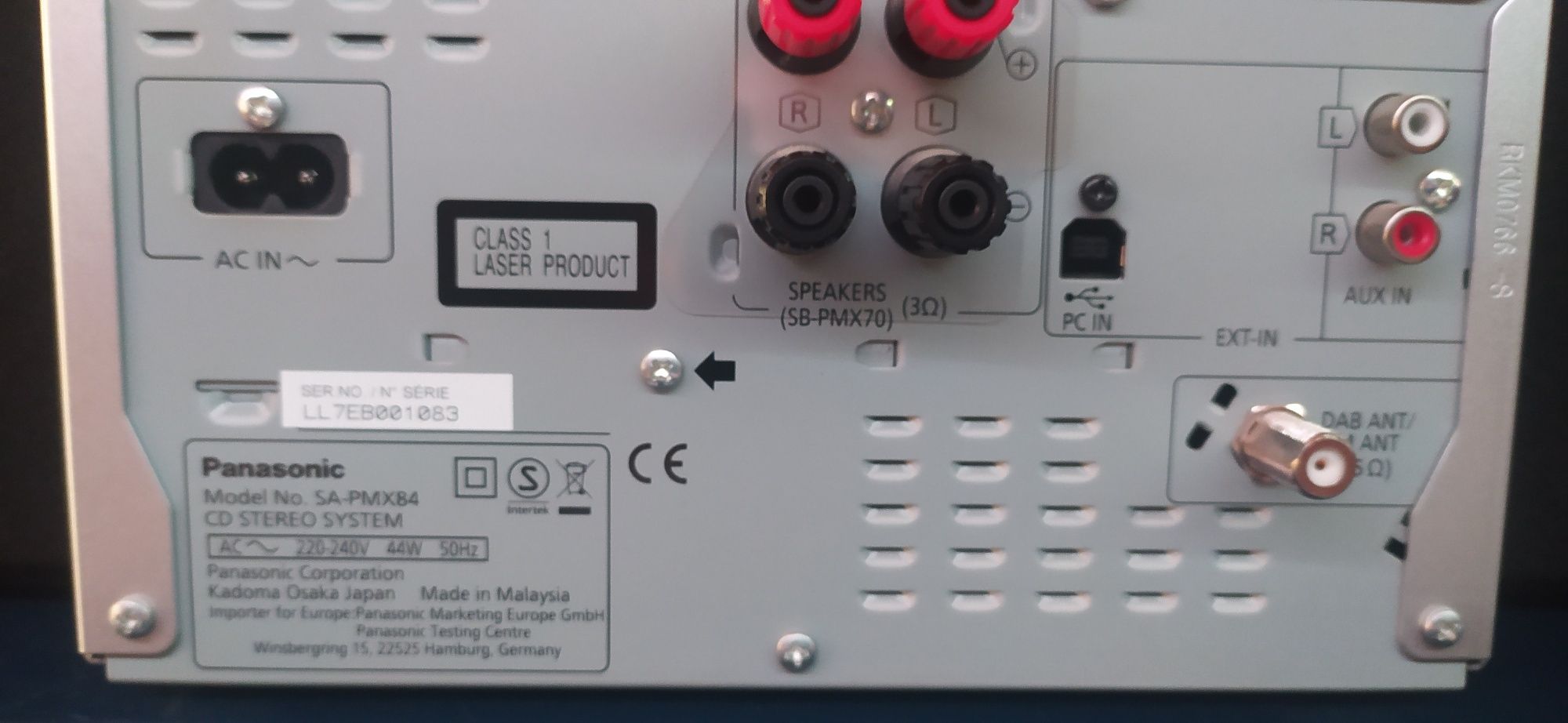 HI -Fi музичний центр(система) Panasonic  SA-PMX84 з Німеччини