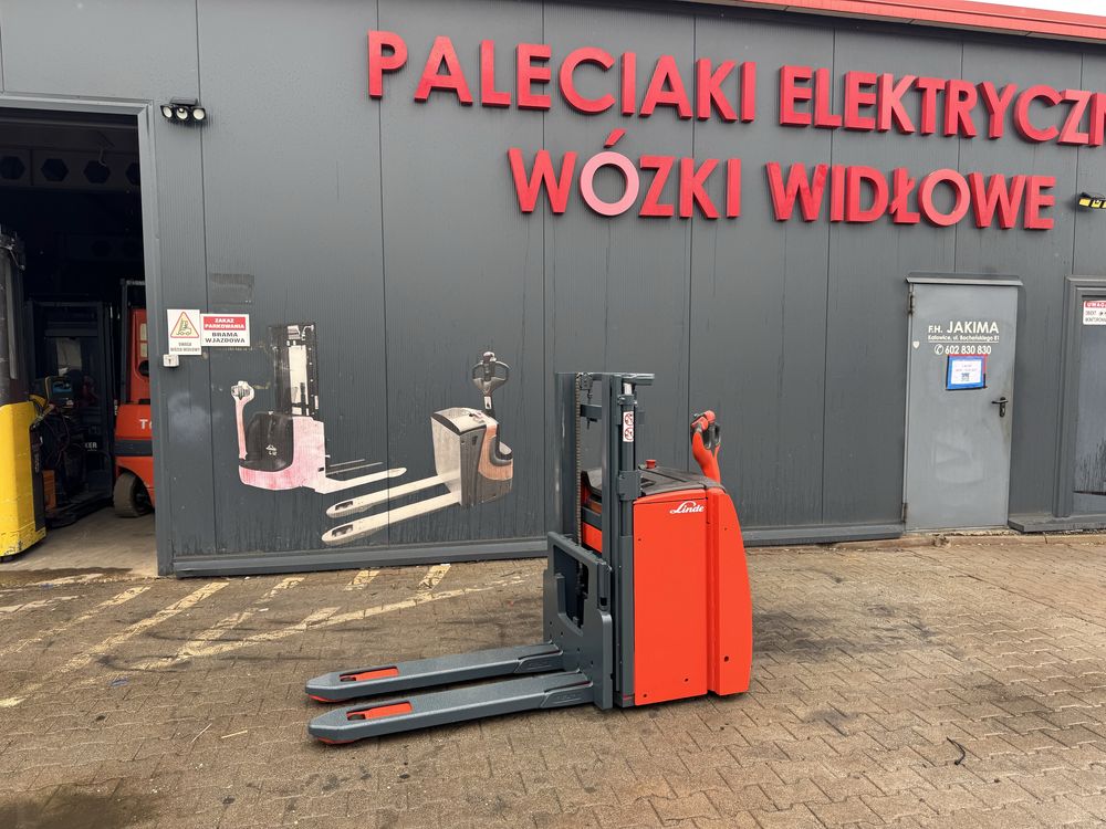 Paleciak elektryczny Linde 1400 kg 190 cm wózek Linde L 14 2018 r