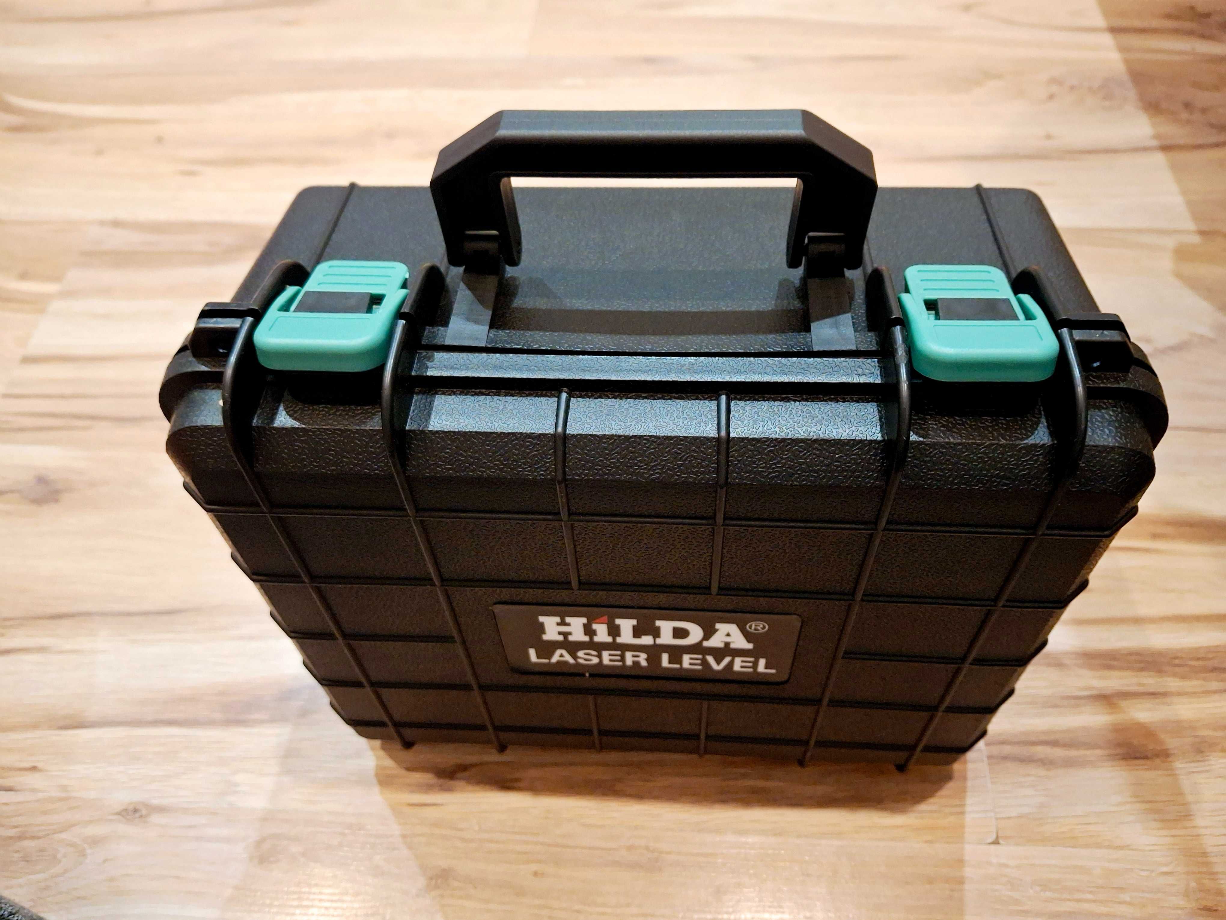 Laser krzyżowy Hilda 360° 4D 16 linii poziomica laserowa