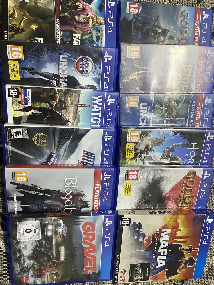 Ps4 God of war ,DRIVECLUB ,Horizon zero dawn