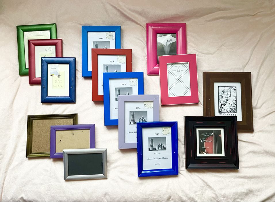 18 szt. Ramki do zdjęć różne wielkości