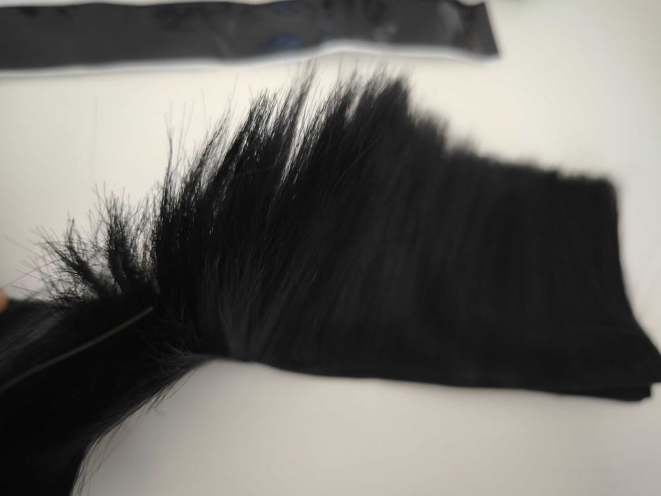 Włosy,irokez,pank,W30-B,dekoracja kasku, ozdoba,rzep, nowość design