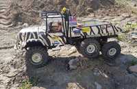 Model ciężarówki RC trial 6x6 skala 1/10 Truck Zebra Team - custom
