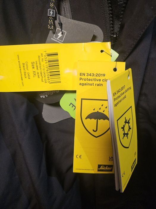 Kurtka robocza zimowa Snickers 1112 r.XXL Cordura