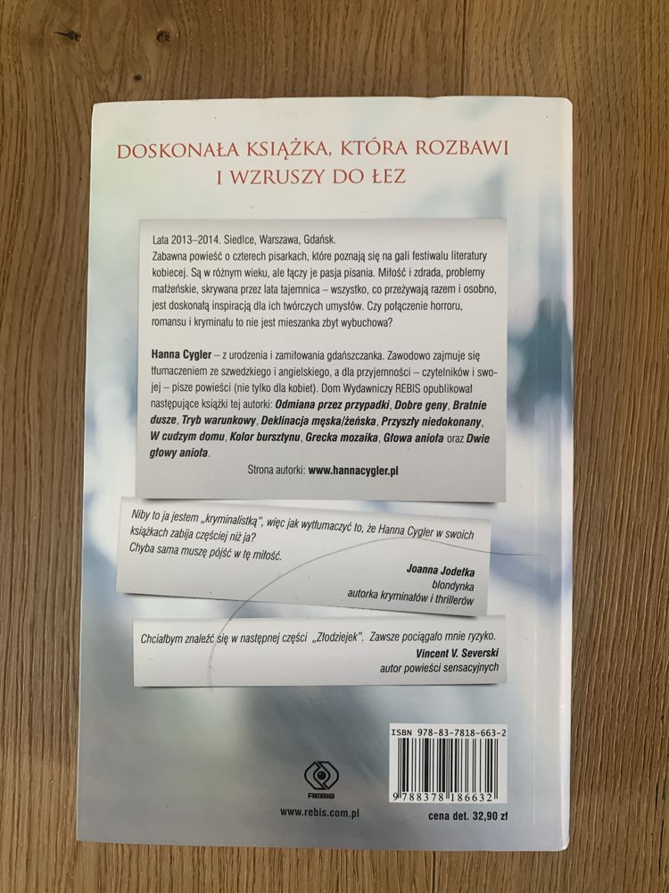 Hanna Cygler Złodziejki czasu, nowa książka