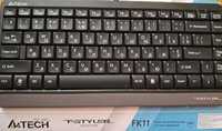 Клавіатура A4Tech FK11 USB Grey