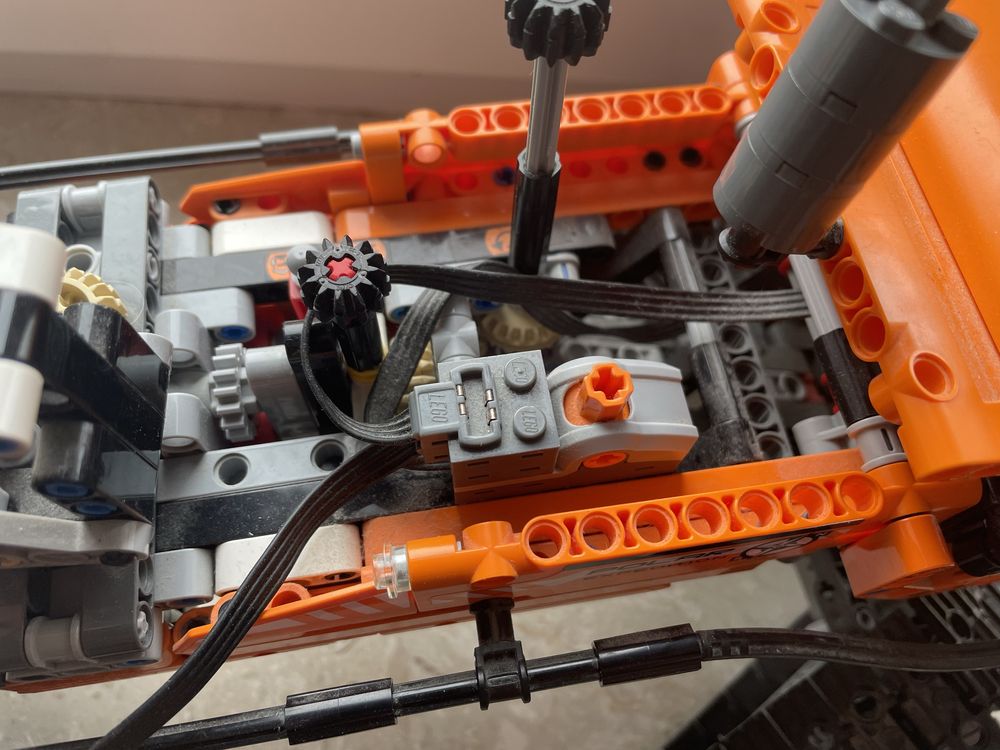 Lazik arktyczny 42038 + 8293 power function silnik lego technic