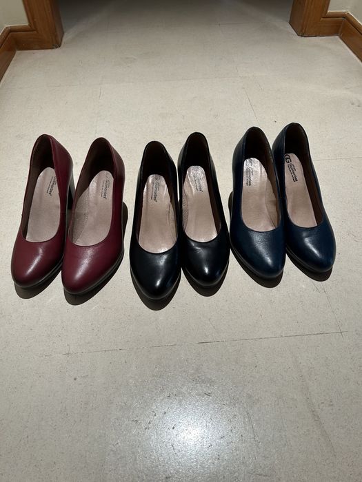 Sapatos de pele como novos