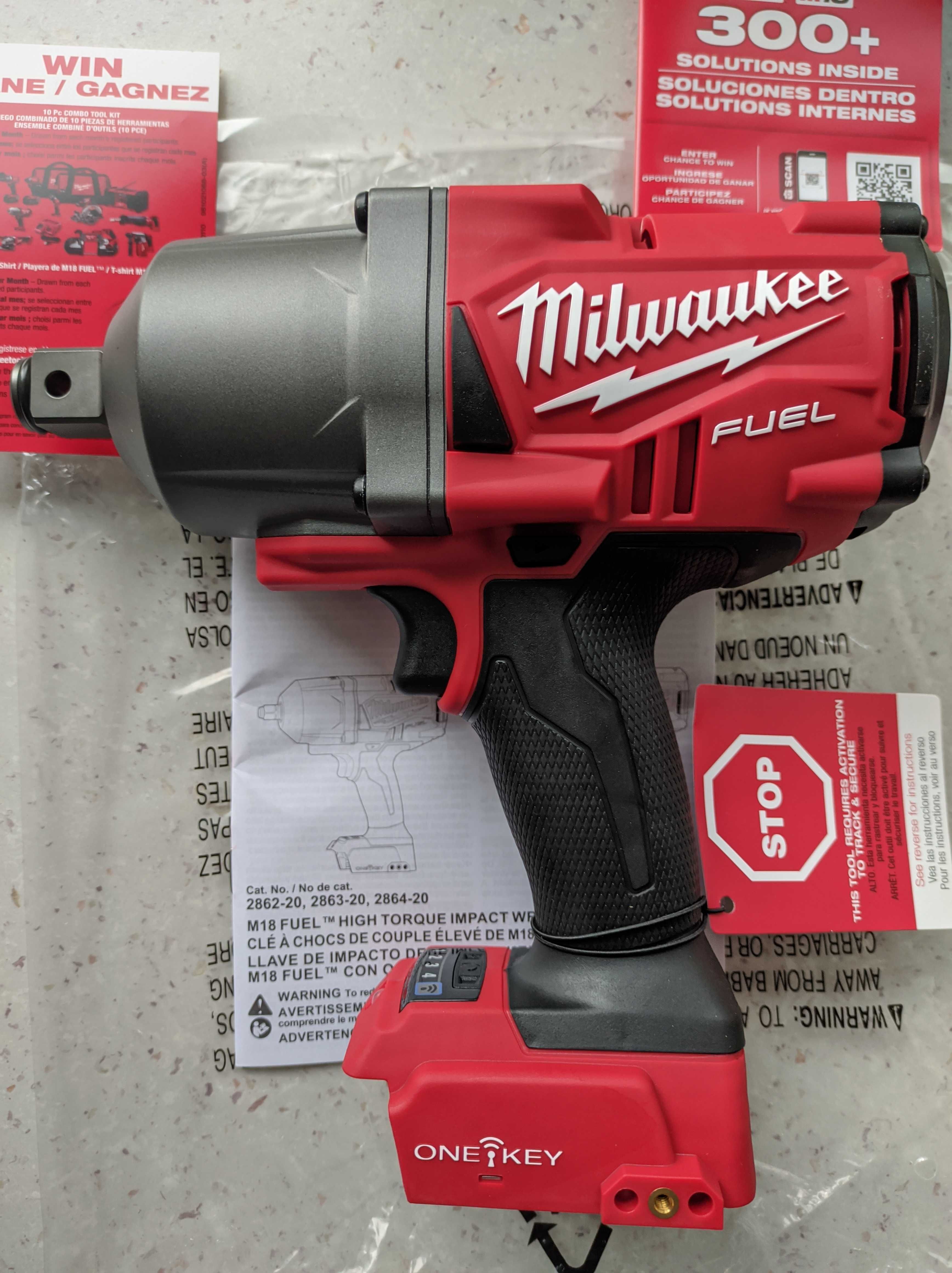 Бесщеточный ударный гайковерт Milwaukee М18 FUEL 2864-20 ONE-KEY 3/4"