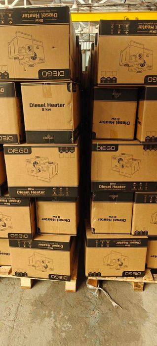 12V/24V/220V Дизельный обогреватель Diego 8кВт автономка Webasto вебас