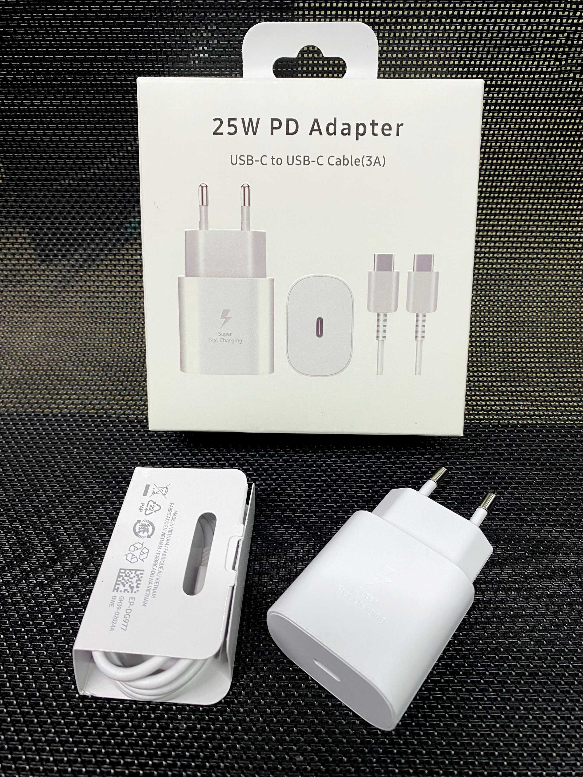 Carregador USB-C com cabo USB-C 25W - Kit carregador e cabo USB-C 25W