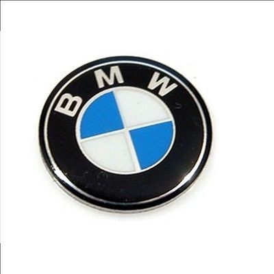 Emblemat naklejka logo na kluczyk BMW 11mm alu