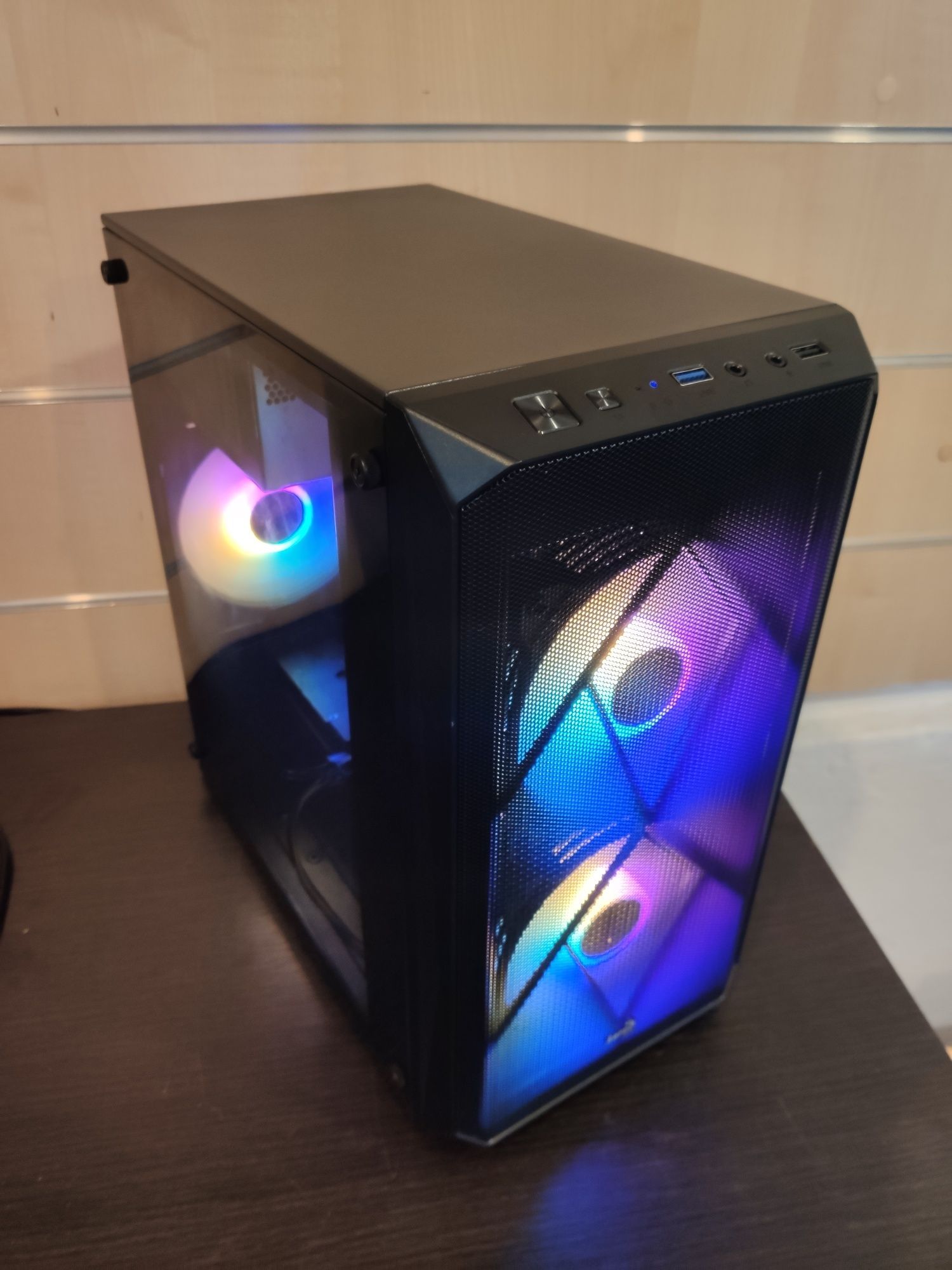 i5-10400, LED Komputer Do Gier,RTX 2070S, 32 GB,1TB,SSD,Win 11