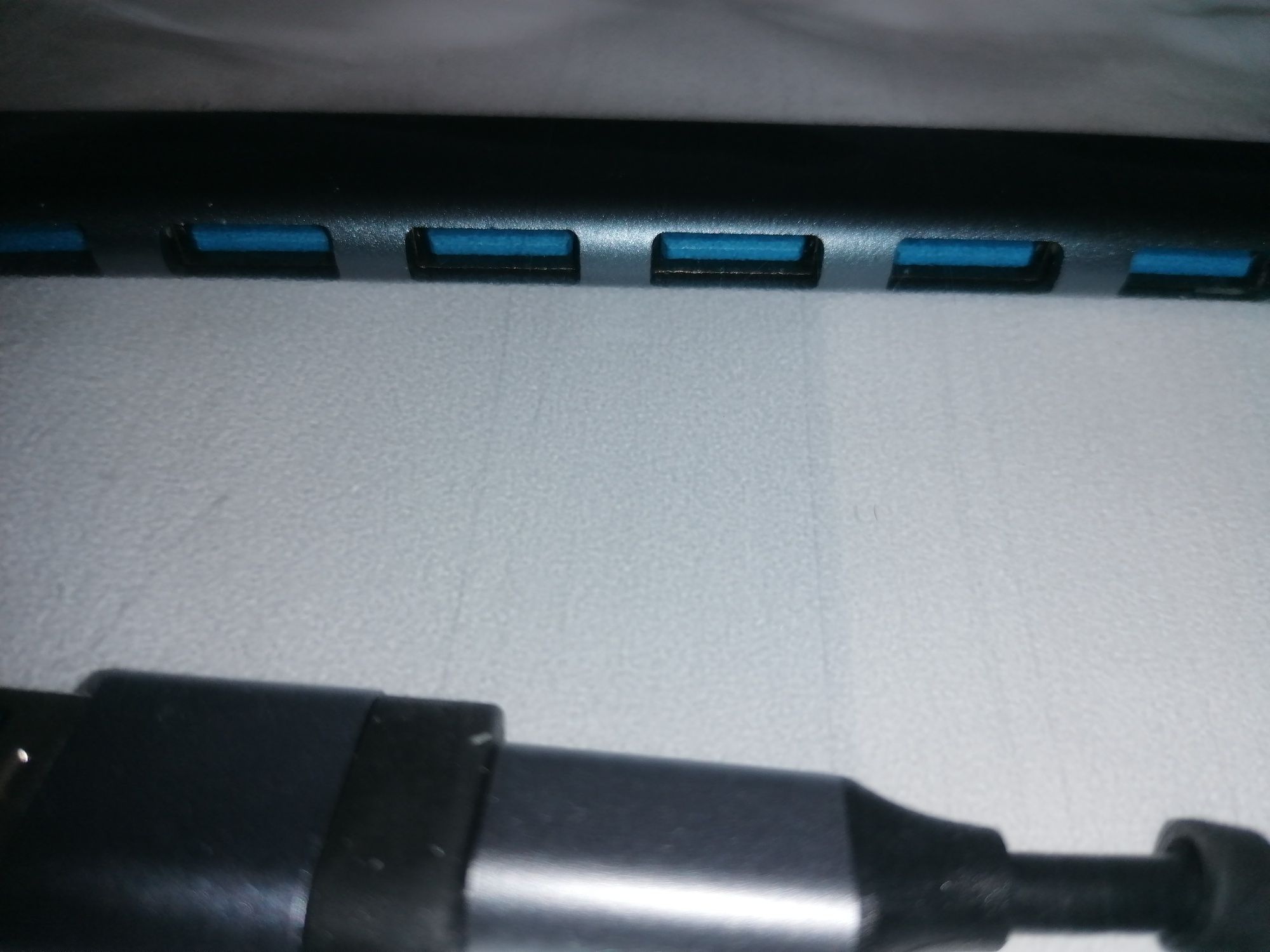 Hub 7 Portas USB tipo C e USB