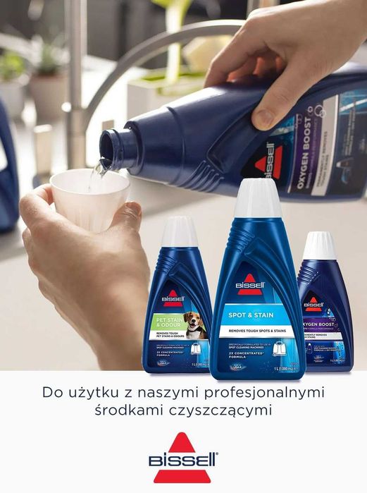 Profesjonalny odkurzacz piorący Bissell SpotClean C3 3619N dywan auto