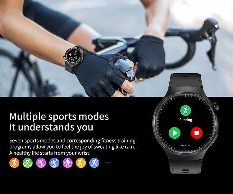 SmartWatch 4 PRO +7 pasków, menu PL